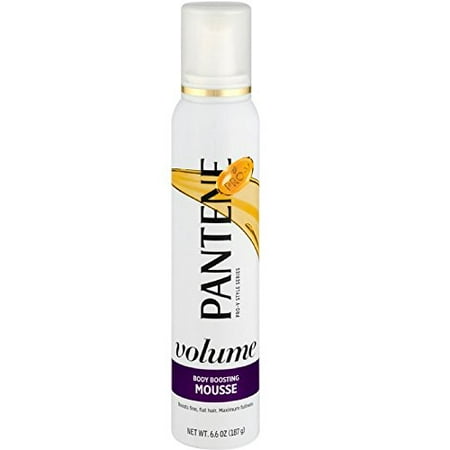 Pantene Pro-V Fine Hair Volume Maximum Hold Mousse, 6.6 (Best Drugstore Mousse For Fine Hair)
