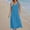 *Blue, variant on ClodeEU Women's Linen Sleeveless Maxi Dress with Pocket ,Loose Fit Casual Flowy Long Sundress Red,Womens Plus L