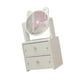 thumbnail image 5 of Espejo de Tocador Organizador de Maquillaje Expositor Cosmético Multifuncional para Escritorio de Madera con Cajones Adecuado para Dormitorio Regalo, 5 of 9