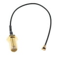 thumbnail image 4 of TISHITA High Quality RF Connector Cable SMA Female Bulkhead to UFL/IPX Extension Black 20cm, 4 of 8