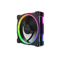 thumbnail image 6 of ASUS Prime MR120 ARGB fan black triple pack, 28mm extra-thick frame, quiet, high-performance cooling with PWM control, 20 ARGB LEDs with dual-sided frame lighting, Aura Sync compatibility, 6 of 16