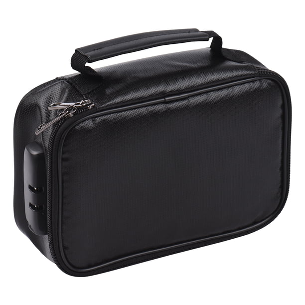 Bolsa de documentos para archivos a prueba de fuego Organizador de seguridad con cerradura Carevas Organizador de archivos