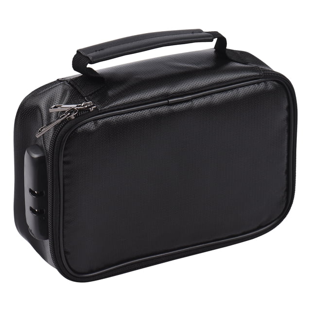 Amdohai Fireproof File Document Bag Safety Organizer with 3-Digit Lock Zipper Closure Fire & Water Resistant