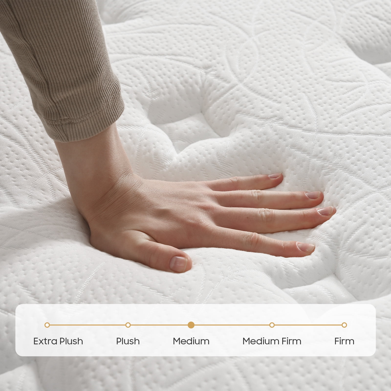 Mubulily 8" Full Size Mattress, Memory Foam Hybrid Mattress in a Box, Pocket Spring Full Mattresses