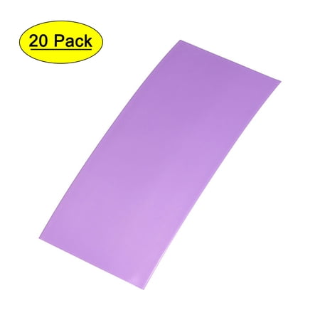 Heat Shrink Tubing 29.5mm Battery Wrap 20pcs for 18650 Battery 72mm Purple price history on PriceWatchPro