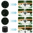 thumbnail image 4 of JMKQLZ Solar Water Fountains with Lotus Leaf Flower, Outdoor Fountains Pump Landscapes Solar Floating Fountains for Fish Tank Pool, 4 of 4
