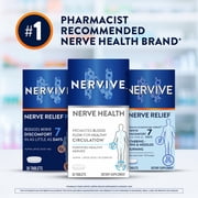 Nervive Nerve Health Tablets, Nerve Care with Vitamin B12, Vitamin B6, Vitamin B1 30 Count