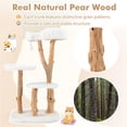 thumbnail image 5 of Pefilos 44" Modern Cat Tree Tower for Indoor Cats with Perch, Solid Wood Cat Tree House with Scratching Posts for Large Cats, White, 5 of 8