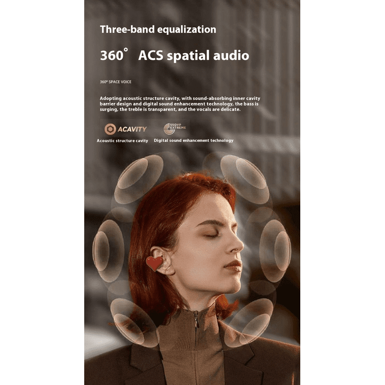 Japanese Heartbuds Heart Shaped Noise Reduction Sports Wireless in