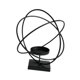 thumbnail image 4 of Candelabro,Candelabro de té,candelabro,soporte decorativo,Candelabro de metal con forma de vela de té,adorno de hierro para boda,Centro de mesa para Redondo negro, 4 of 8
