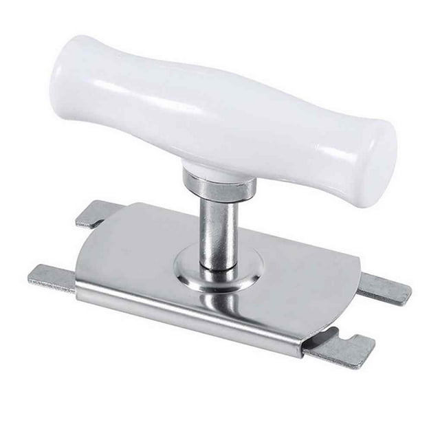 Adjustable Stainless Steel Rotating Handle Bottle Cap Opener Jar Can Lid Remover Gripper Kitchen Supplies