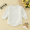 thumbnail image 3 of Coerni New Born Halloween Outfit Girls Boys Cute Romper Bubble Sweatshirt Bodysuit Fall Halloween Baby Clothes Pumpkin Onesie, 3 of 3