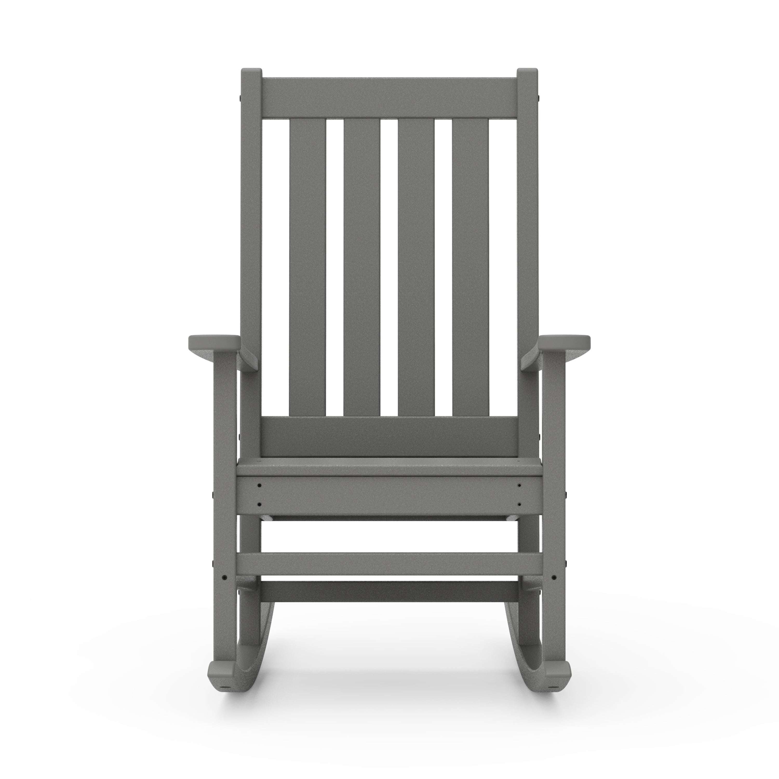 Better Homes & Gardens by POLYWOOD Southlake Outdoor Rocking Chair, All-Weather HDPE, Patio Seat, Slate Grey