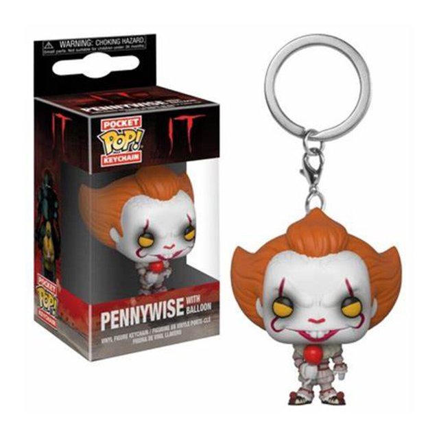 Funko pop-llavero de cara fantasma, figuras de acción de vinilo, juguetes de RICK, Kakashi, Harley Quinn, Zombi, Travis