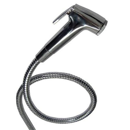Blue Bidet BB-50 Hand Held Bidet with Adjustable Pressure Shut-Off Valve, Chome
