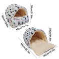 thumbnail image 3 of Nebwoak Cat Beds for indoor Cats and Dog Clearance Christmas Tree Pet Bed Pet Villa Cats Bed Dog Bed Removable Dog Bed Winter Warm Cats Bed Two Purpose Pet Nests Pet Mat, 3 of 6