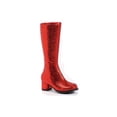 thumbnail image 4 of Ellie Shoe E-GOGO-G  3" Heel Glitter Gogo Boot. with Zipper. Blue / 8, 4 of 5