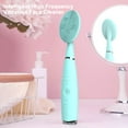 thumbnail image 2 of Silica Facial Clearing Instrument Handheld Rechargeable Sound Electric Home Portable Face Washing Machine, 2 of 7