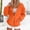 Orange, variant on Yigetop Sweatshirt for Women Fall Winter Long Sleeve Shirts Oversized Tops Soft Fleece Comfy Loose Fit Casual Pullover for Daily Lounge Work Street Outfits Blue L