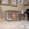 thumbnail image 3 of Lucky Dog Whisper Glide 42 Inch Sliding Double Door Dog Crate, 3 of 9