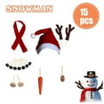 thumbnail image 2 of Apeya Christmas Snowman Craft Kit DIY Making Winter Outdoor Holiday Party Decorating Kit for Kids Christmas Gift Family Activity Winter Toys, 2 of 6
