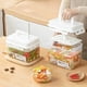thumbnail image 1 of Tarro tipo prensa de 5L con botón de presión elástico - Envase de plástico de grado alimentario para pepinillos, botella sellada para verduras y fermentación, 1 of 3