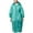 Green, variant on Children's Outdoor Travel Fashion Adult Raincoat Thick Transparent EVC Raincoat