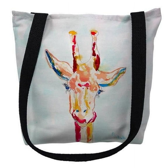 Betsy Drake TY048M 16 x 16 in. Giraffe Tote Bag - Medium