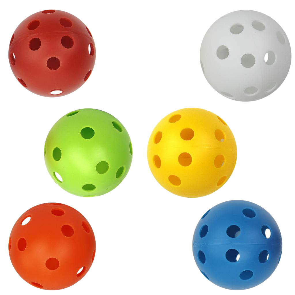 6 Golf Practice Balls Hollow Balls for Practice / Swing Practice Balls