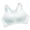 Blue, variant on Gymayou Women Lightweight Racerback Sports Bra Wire Free Seamless Padded T-Shirt Workout Bra Breathable Medium Support Athletic Tank Bra Blue L