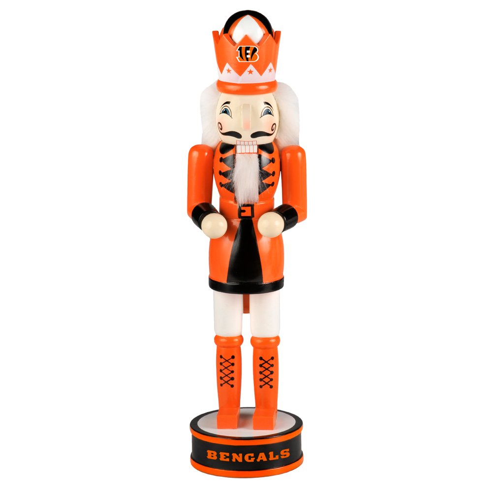 Forever Collectibles Holiday Nutcracker V2, Cincinnati Bengals