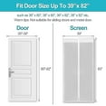 thumbnail image 3 of Screen Door With 32 S Duty Mesh Ain, 3 of 3