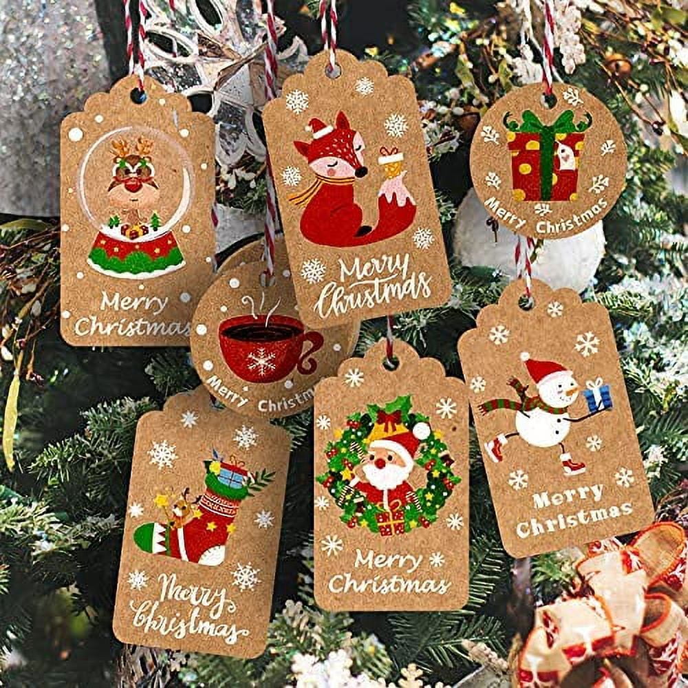 Homemade Christmas Gift Tags Day 2: Scrapbook Paper Ornaments