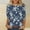 Multicolor 5, variant on BLTIBY Womens 3/4 Sleeve Shirts Fall Spring Printed Round Neck Top Fashion Comfy Casual Pullover Blouse Multicolor 4XL
