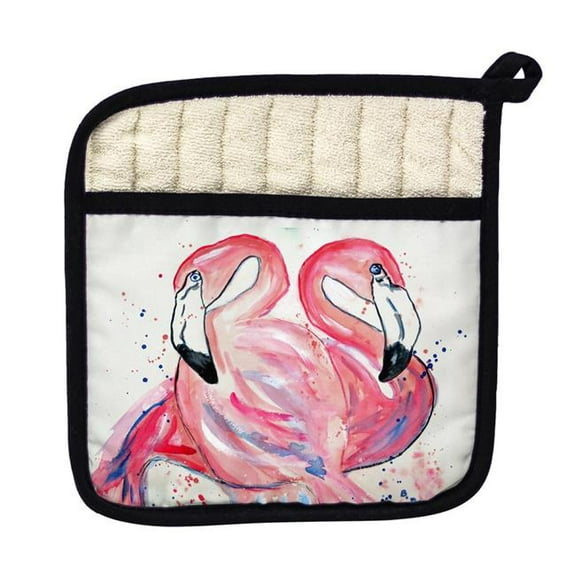 Betsy Drake PT636 Betsys Flamingos Pot Holder