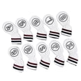 thumbnail image 4 of 10 fundas para cabezas de palos de golf, fundas de cuña, protección decorativa, suministros portátiles, protectores para entusiastas y principiantes. Blanco, 4 of 8