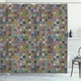 thumbnail image 1 of Ambesonne Leaves Shower Curtain, Colorful Graphic Foliage, 69"Wx84"L, Multicolor, 1 of 3