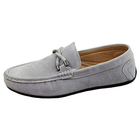 NOKIO Men S Suede Loafers Classic Penny Loafers For Men Lightweight Men S Loafers Men S Slip-On Hiking Shoes Men s Casual Loafers Classic And Comfortable A Versatile Choice**