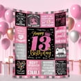 thumbnail image 2 of Birthday Gift Blanket for Girls (18th), 2 of 5