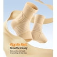 thumbnail image 4 of WHCOOL Ankle Brace Compression Sleeve for Men & Women,Adjustable Support with Figure-8 Stability Straps,Pair,L,Black, 4 of 9