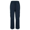 thumbnail image 6 of HAOTAGS Cargo Pants for Men, Elastic Waist Casual Solid Color Straight-Leg Pants Navy S, 6 of 9