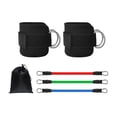 thumbnail image 2 of Bandas de resistencia para tobillos, juego de bandas con pesas para tobillos, ideal para gimnasios en casa, entrenamiento de piernas y glúteos, equipo Negro, 2 of 8