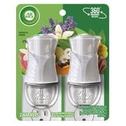 Air Wick Plug-in Scented Oil Warmer Air Freshener Device, White, 2 Count