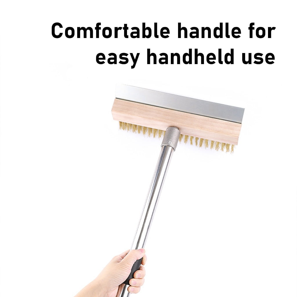 Yokua Reliable Metal Scraper Pizza Oven Brush For Pizza Oven Care Grill Scraper