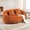 Orange, variant on 59''W Chenille Loveseat Sofa Small Couch Oversized Bean Bag Chair, Modern Lounge Loveseat Sofa with 2 Pillows,Bean Bag Couch Floor Lazy Sofa for Living Room Bedroom Apartment (Beige)
