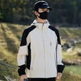 thumbnail image 5 of Chaqueta de Montañismo de otoño para hombre, ropa deportiva para ciclismo, ropa deportiva con bloqueo de Color, chaqueta de asalto impermeable y neutra a prueba de viento, 5 of 5