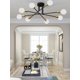 thumbnail image 2 of 1pc 80cm 8-Light Sputnik Chandelier Modern E27 Base Ceiling Light For Bedroom Living Room Dining Room Cafe Study Kitchen, 2 of 5