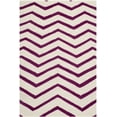thumbnail image 2 of SAFAVIEH Cambridge Leon Geometric Wool Area Rug, Ivory/Fuchsia, 4' x 6', 2 of 7