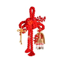 Chinese New Year Decorations, Handmade Chinese Knot Pendant Red Hanging Ornament Lucky Pendants Lantern for Luna New Year Spring Festival Home Office Car Tree Decorations