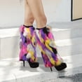 thumbnail image 3 of Calentador de piernas, funda para puños de botas, calcetines , mangas de botas peludas suaves y peludas para disfraz de Cosplay, tacones BLESIY Calientapiernas, 3 of 7